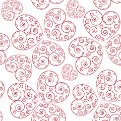 Image showing Floral seamless beautiful pattern