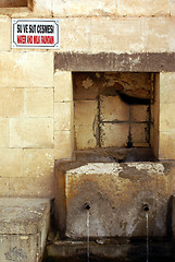 Image showing Fountain in palace