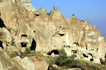 Image showing Caves in mount