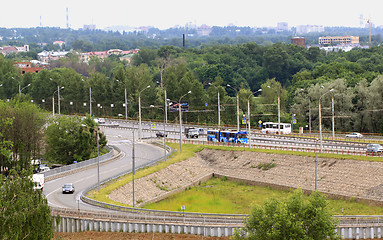 Image showing Road junction in the city of Yaroslavl