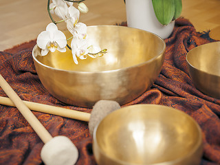 Image showing singing bowls