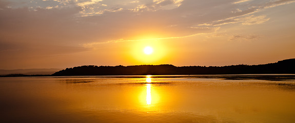 Image showing Mediteranean Sunset