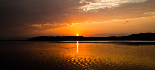 Image showing Mediteranean Sunset