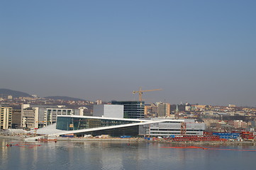 Image showing The new opera house in Oslo