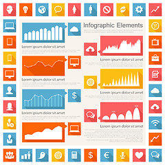 Image showing IT Industry Infographic Elements