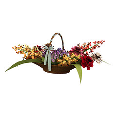 Image showing Basket of Flowers