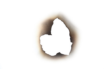 Image showing burned paper