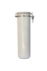 Image showing Cylindrical shaped container