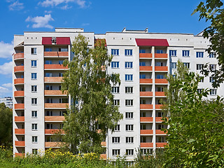 Image showing Typical modern residential building