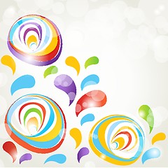 Image showing Floral vector background