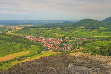 Image showing Panoramic view of the German castle Reussenstein