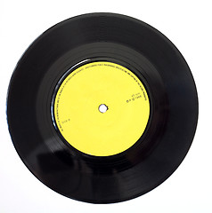 Image showing Old 45rpm record