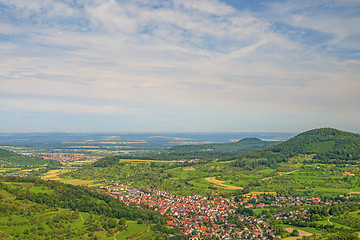 Image showing Panoramic view of the German castle Reussenstein