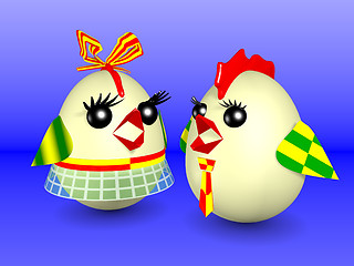 Image showing Easter eggs