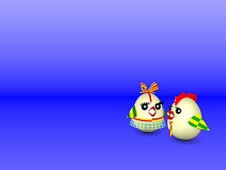 Image showing Easter eggs