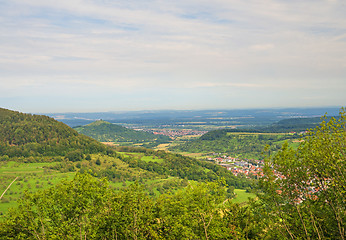 Image showing Panoramic view of the German castle Reussenstein