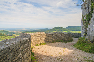 Image showing Panoramic view of the German castle Reussenstein