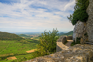 Image showing Panoramic view of the German castle Reussenstein