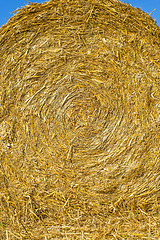 Image showing straw bale