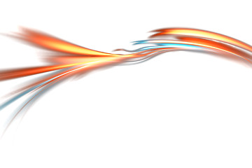 Image showing Flowing Fiery Fractal Layout