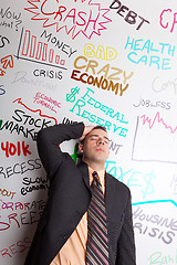 Image showing Stressed Out Business Man