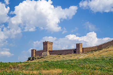 Image showing Genoese fortress. Crimea. Sudak