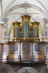 Image showing inside church of San Cristobal