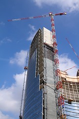 Image showing Skyscraper construction