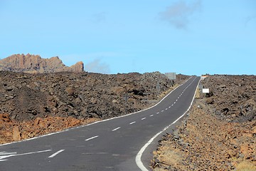 Image showing Road in Tenerife