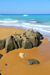 Image showing Matala, Crete - Red Beach