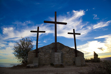 Image showing Religious building Cross