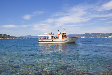 Image showing Boat of tourism