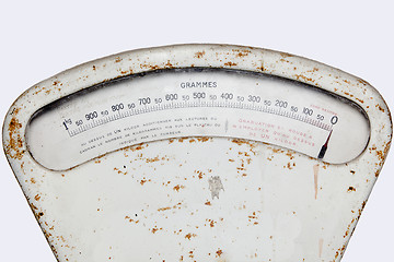 Image showing Old Scale