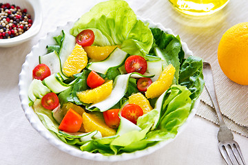 Image showing Orange salad