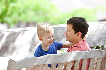 Image showing family outdoors