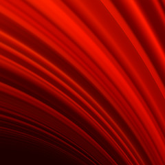 Image showing Red smooth twist light lines. EPS 10