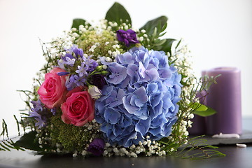 Image showing Unusual bridal bouquet