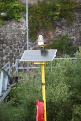 Image showing Solar powered portable light