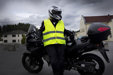 Image showing Biker