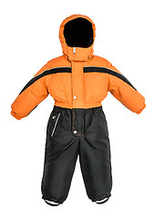 Image showing Childrens snowsuit fall