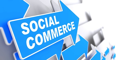 Image showing Social Commerce. Business Concept.