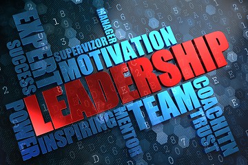 Image showing Leadership. Wordcloud Concept.