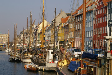 Image showing Nyhavn in Copenhagen in