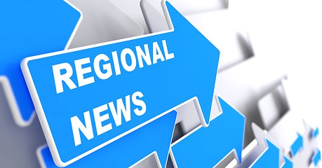 Image showing Regional News. Information Concept.