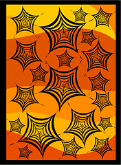 Image showing Halloween spiders web