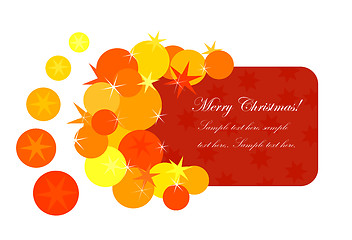 Image showing Christmas template