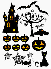 Image showing Halloween elements