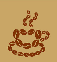 Image showing Cup made of beans