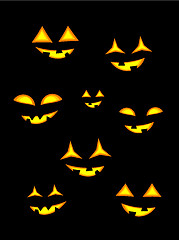 Image showing Halloween lanterns