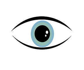 Image showing Blue eye